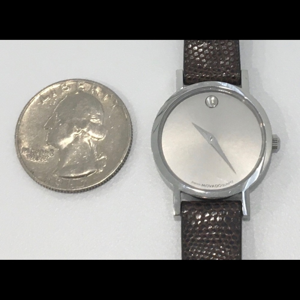 MOVADO Ladies Silver Museum Dial Watch - Picture 3 of 14